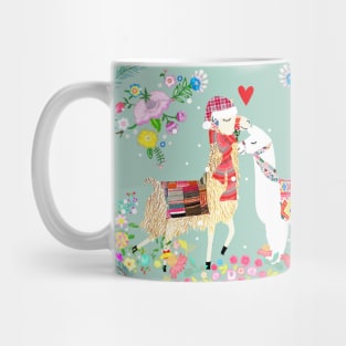 Lama couple Mug